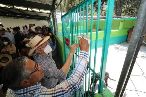 Entrega alcalde rehabilitación del Centro de Control y Bienestar Animal de Toluca